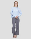 Connexion Stripe Yarndyd Boxy Pocket Women's Shirt