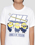 Character Minions Movie Teams Print Boys Short Sleeve T-shirt