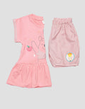 Disney Fresh Pooh Baju Set Anak Perempuan
