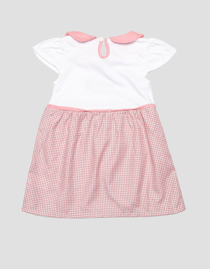 Disney Short Sleeve Midi Dress Fresh Pooh Anak Perempuan