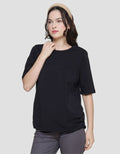 St. Yves Ruffle Sideseam Women's T-Shirt