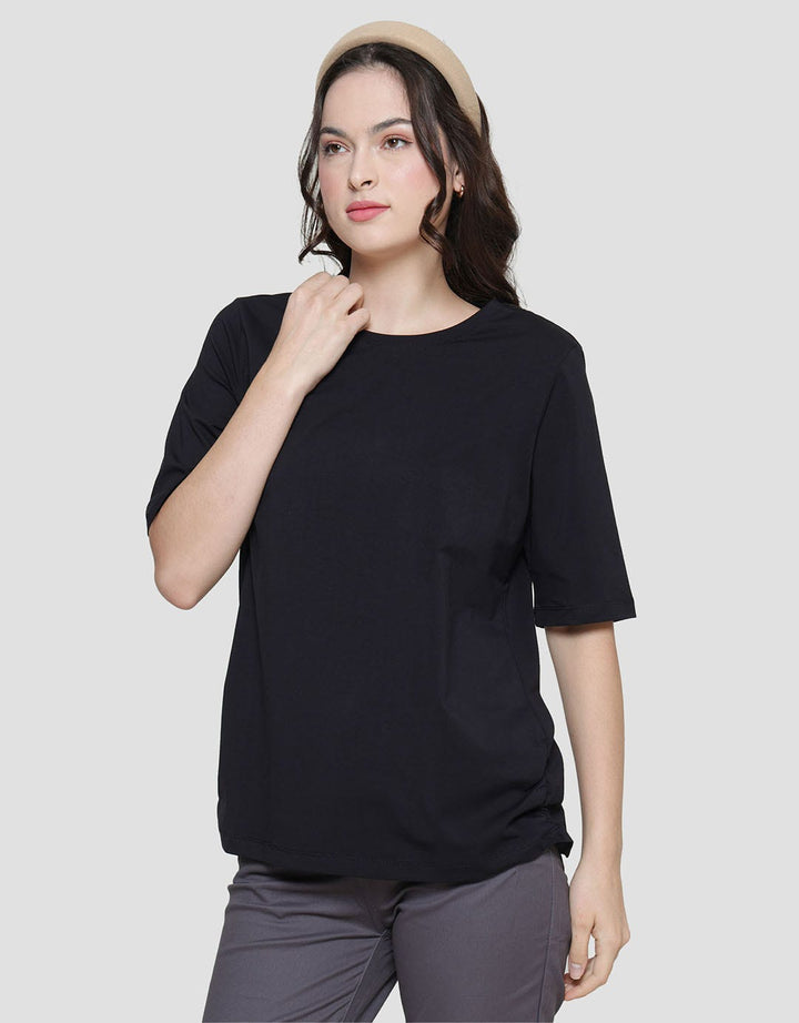 St. Yves Ruffle Sideseam Women's T-Shirt