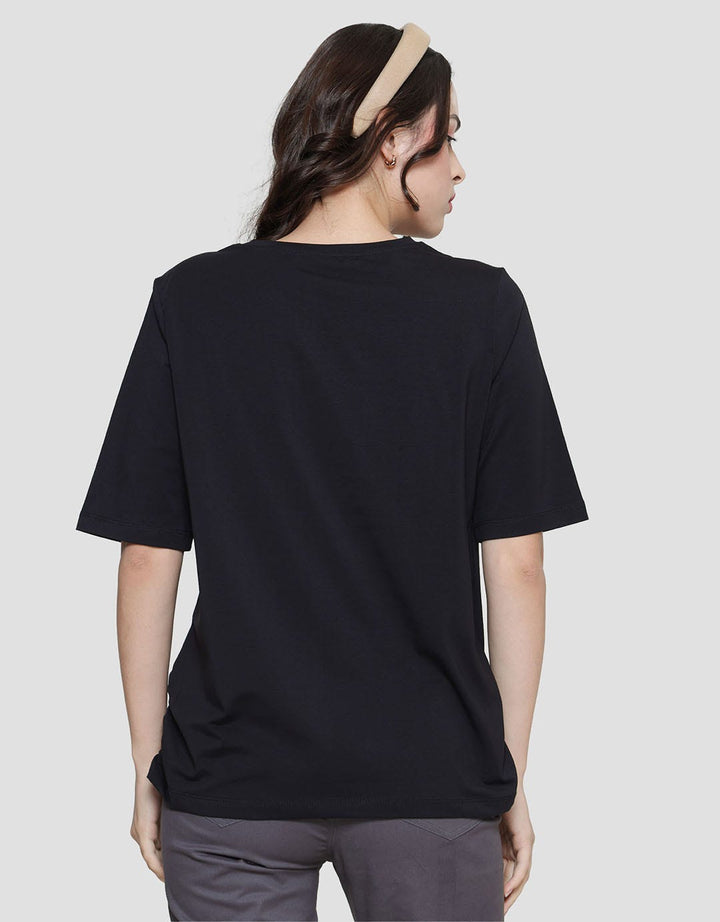 St. Yves Ruffle Sideseam Women's T-Shirt
