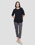St. Yves Ruffle Sideseam Women's T-Shirt