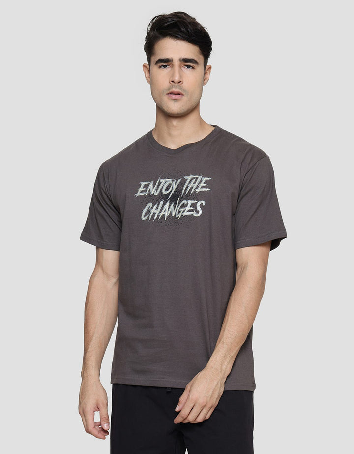 T Zone Enjoy The Changes Kaos Lengan Pendek Pria
