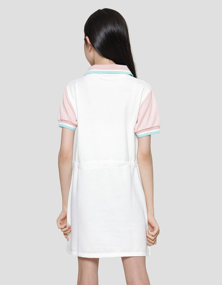 Aero Chenille Bear Midi Dress Anak Perempuan