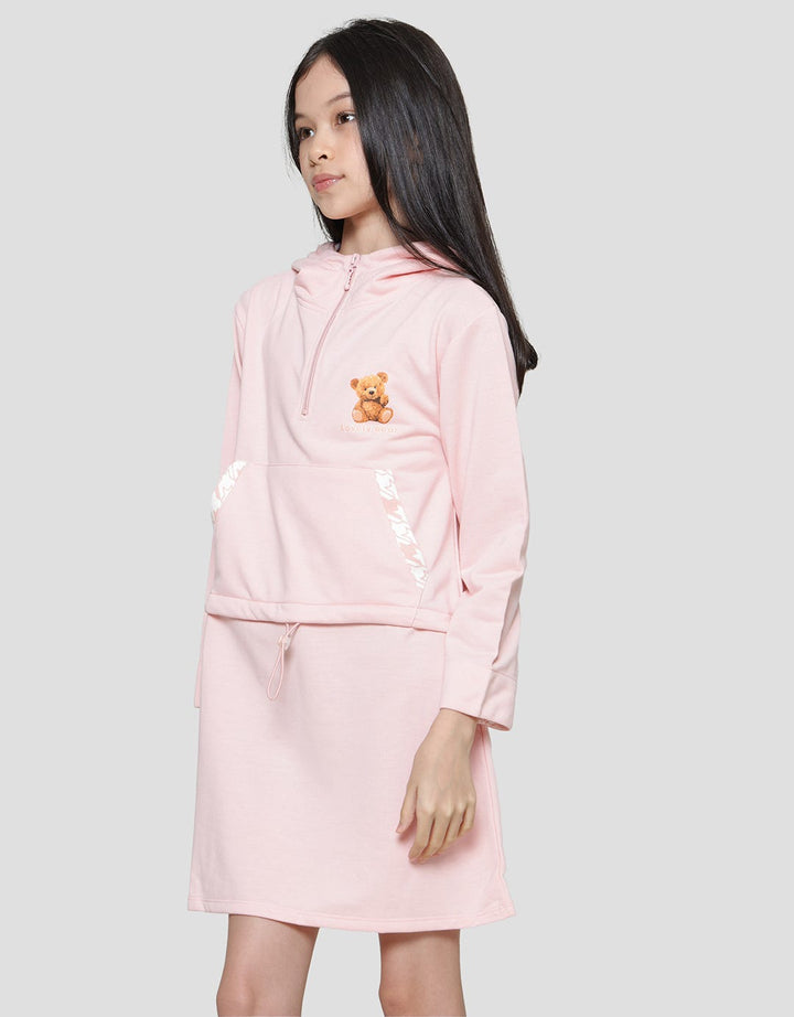 Aero Stopper Bear Midi Dress Anak Perempuan