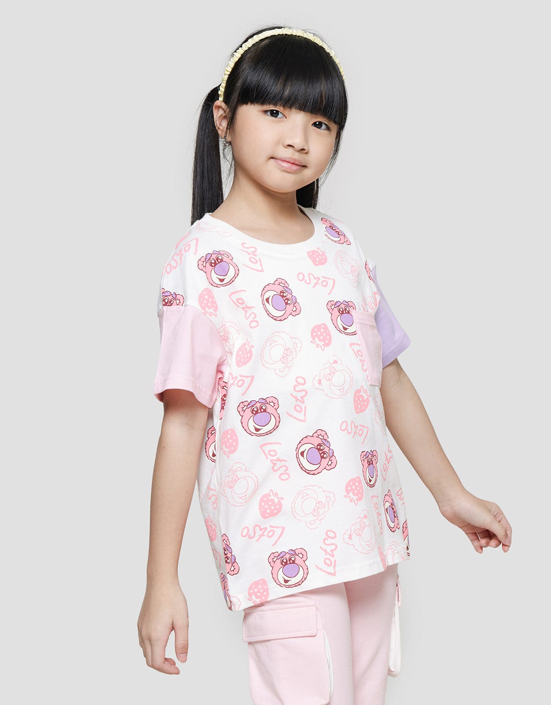 Disney Lotso Print Girls T-Shirt