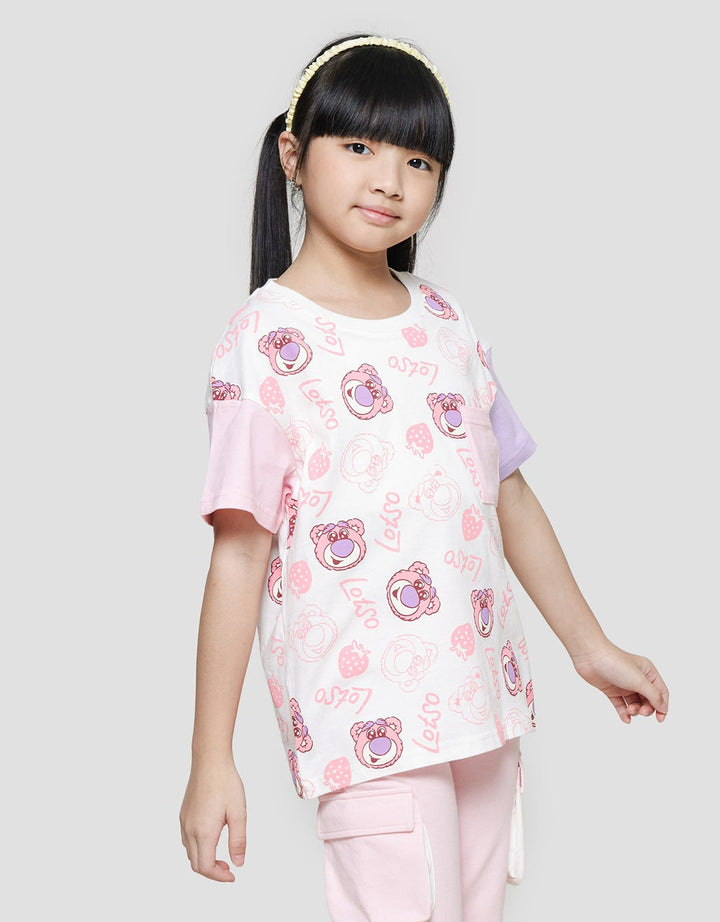 Disney Lotso Print Girls T-Shirt