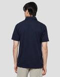 Cole Solid Melange Uq Kaos Kerah Lengan Pendek Pria