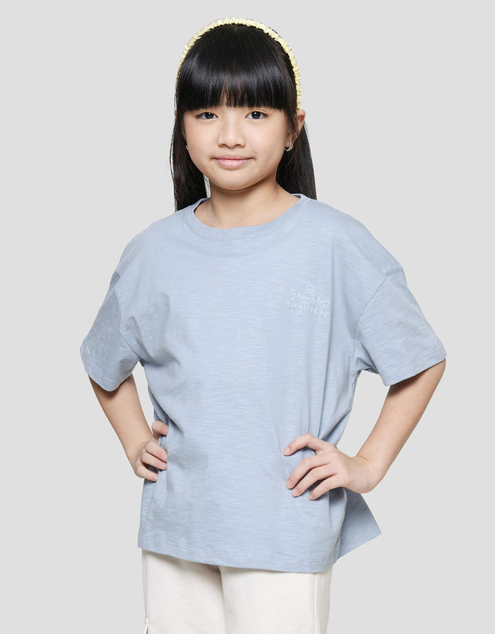 Nevada Oversize With Print Girls Short Sleeve T-Shirt