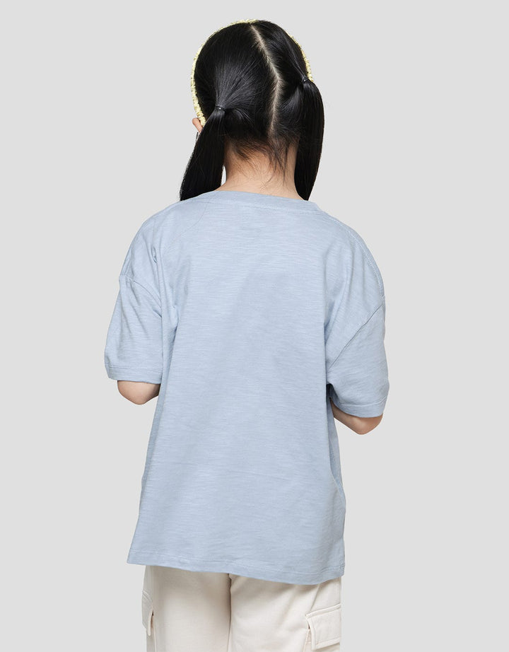 Nevada Oversize With Print Girls Short Sleeve T-Shirt