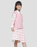 Nevada Look Alike Vest Collar Midi Dress Anak Perempuan