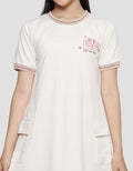 Nevada Contrast Ribbed With Cargo Pocket Midi Dress for Girls