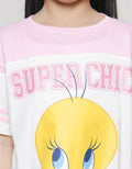 Character Super Chick Tweety Kaos Anak Perempuan