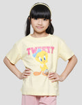 Character Ribbon Tweety Kaos Anak Perempuan