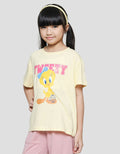 Character Ribbon Tweety Kaos Anak Perempuan