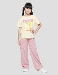 Character Ribbon Tweety Kaos Anak Perempuan