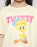 Character Ribbon Tweety Kaos Anak Perempuan