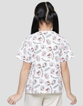 Hello Kitty Character Short Sleeve T-shirt for Girls