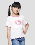 Character Rib Hello Kitty Kaos Lengan Pendek Anak Perempuan