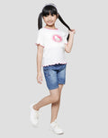 Character Rib Hello Kitty Kaos Lengan Pendek Anak Perempuan