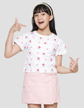 Little M I Love Indonesia Kaos Lengan Pendek Anak Perempuan
