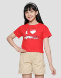 Little M Love Indonesia Girls Short Sleeve T-shirt