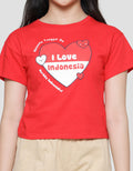 Little M Print 17 August Short Sleeve T-shirt for Girls