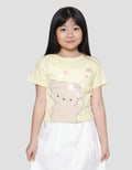 Little M Keep Smiling Kaos Lengan Pendek Anak Perempuan