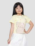 Little M Keep Smiling Kaos Lengan Pendek Anak Perempuan