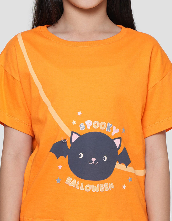 Little M Halloween 1 Kaos Anak Perempuan
