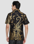 Arjuna Weda Hem Body Fit Batik Motif 8 Kemeja Batik Pria