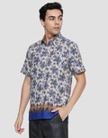 Arjuna Weda Body Fit Batik Motif 2 Hem Pria