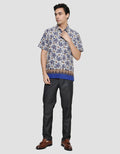 Arjuna Weda Body Fit Batik Motif 2 Hem Pria