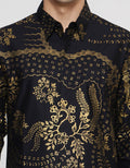 Arjuna Weda Body Fit Batik Motif 4 Men's Shirt
