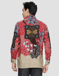 Arjuna Weda Regular Fit Batik 4 Hearts Men's Shirt