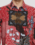 Arjuna Weda Regular Fit Batik 4 Hearts Men's Shirt