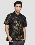 Arjuna Weda Hem Body Fit Batik Motif 4 Men's Batik Shirt