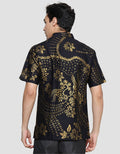 Arjuna Weda Hem Body Fit Batik Motif 4 Men's Batik Shirt