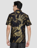Arjuna Weda Hem Body Fit Batik Motif 3 Kemeja Batik Pria
