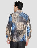 Arjuna Weda Body Fit Batik Rainbow Patch Men's Batik Shirt