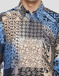 Arjuna Weda Body Fit Batik Rainbow Patch Men's Batik Shirt