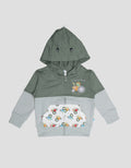 Pipiniko Dino Tractor Jaket Anak Laki-Laki