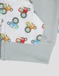 Pipiniko Dino Tractor Jaket Anak Laki-Laki