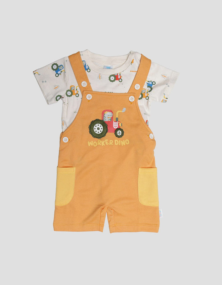 Pipiniko Worker Dino Me Overalls Boys