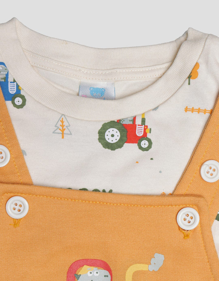 Pipiniko Worker Dino Me Overalls Boys