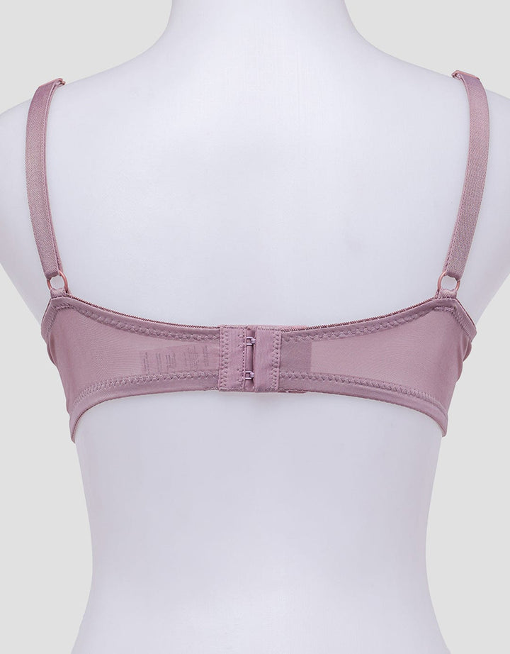 St. Yves Non Push Up Regular Bra Non Wire Lace Texture Wanita