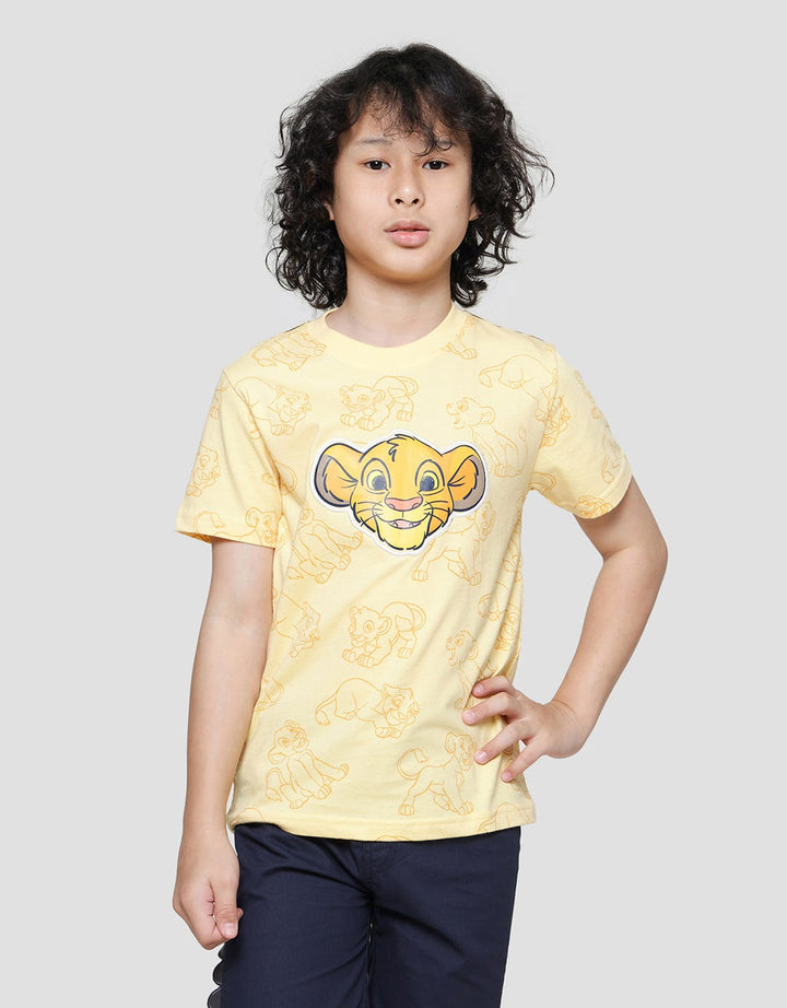 Disney Lion King Simba Puff Kaos Anak Laki-Laki