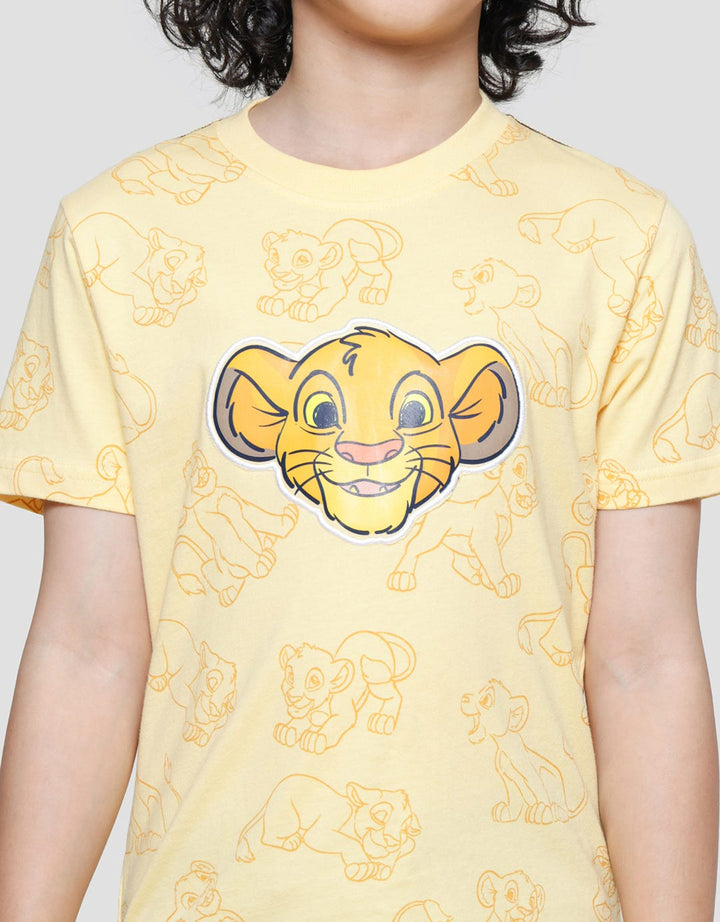 Disney Lion King Simba Puff Kaos Anak Laki-Laki